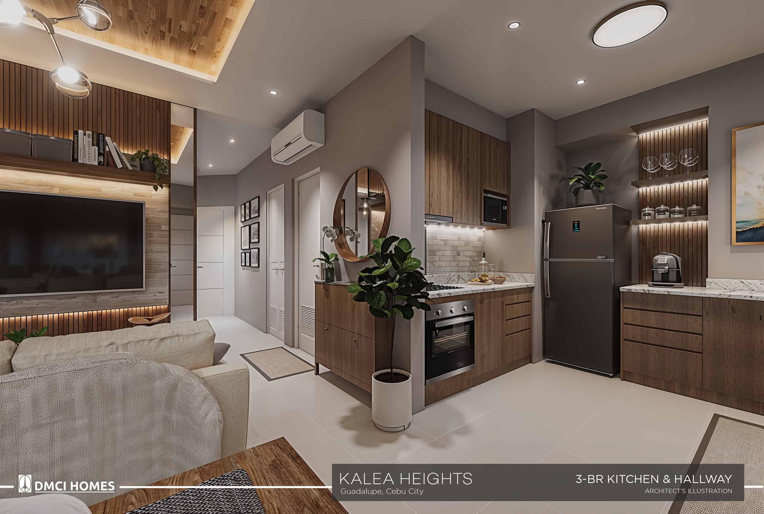 KLH 3-BR Kitchen and Hallway